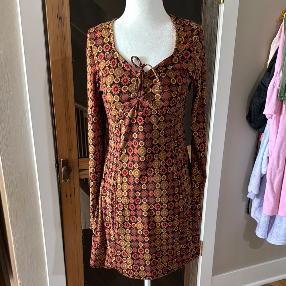Floral Long Sleeve Dress